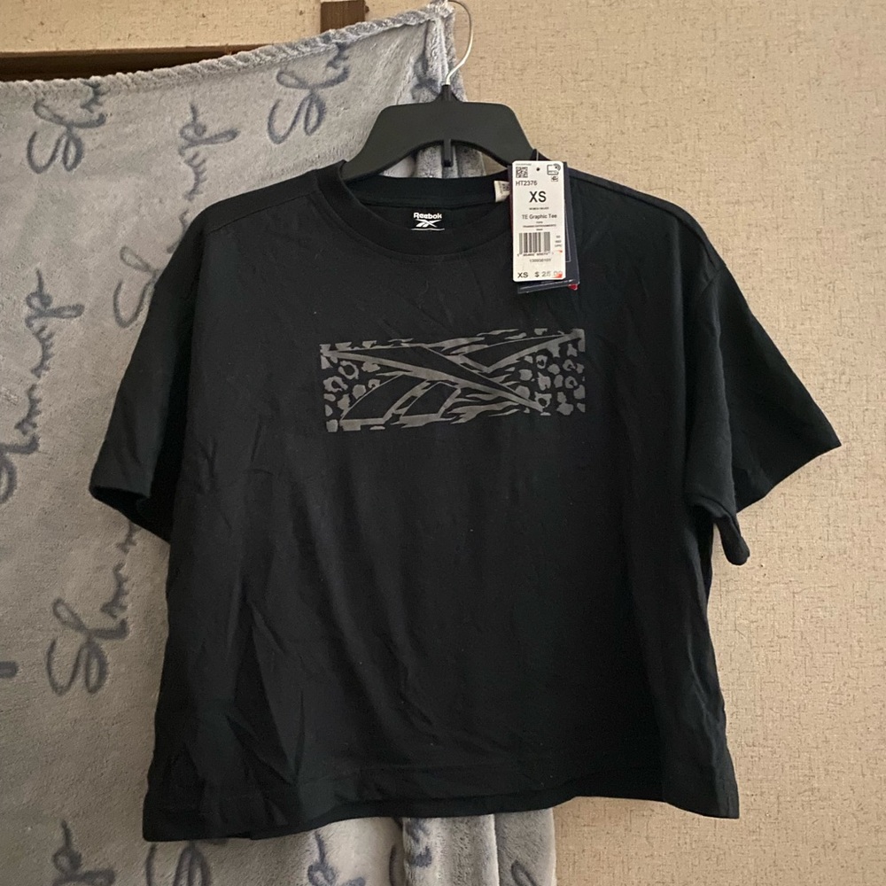 Reebok Black Logo T-Shirt
